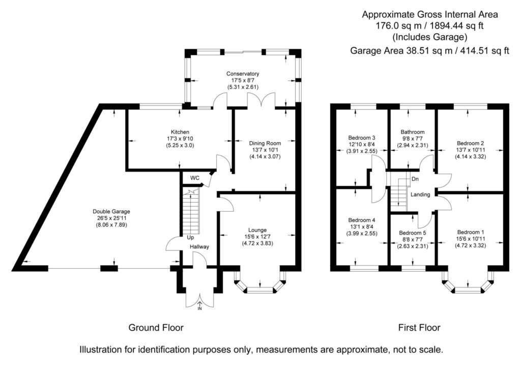 Floorplan for Churchbury Close - Enfield - London - EN1