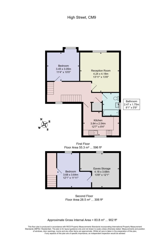 Floorplan for High Street, - Maldon - Essex - CM9