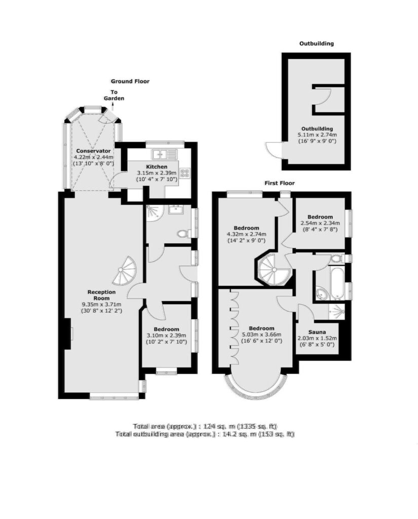 Floorplan for Burnt Ash Hill - Lewisham - London - SE12
