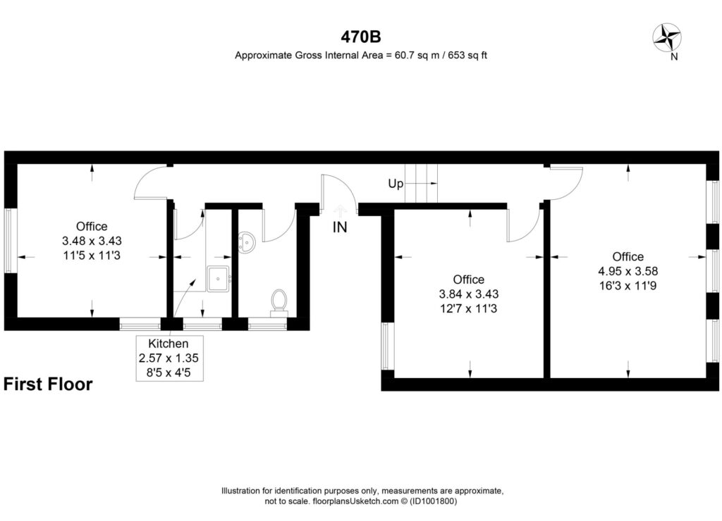 Floorplan for Green Lanes - Palmers Green - London - N13