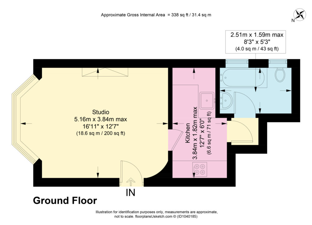 Floorplan for Buckleigh Road - Lambeth - London - SW16